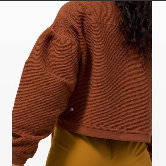 Lululemon Peaceful Moments Pullover Sweater
Heathered Ancient Copper Size 12-14 - Picture 4 of 12